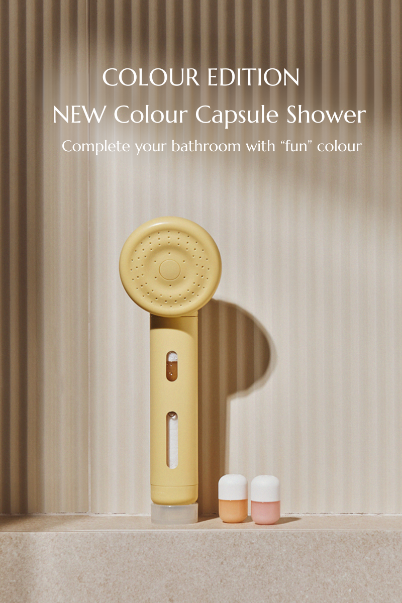 [Butter Yellow] Therapy Shower Device with Built-in Filter