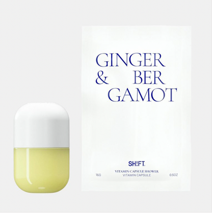 vitamin capsule ginger bergamot