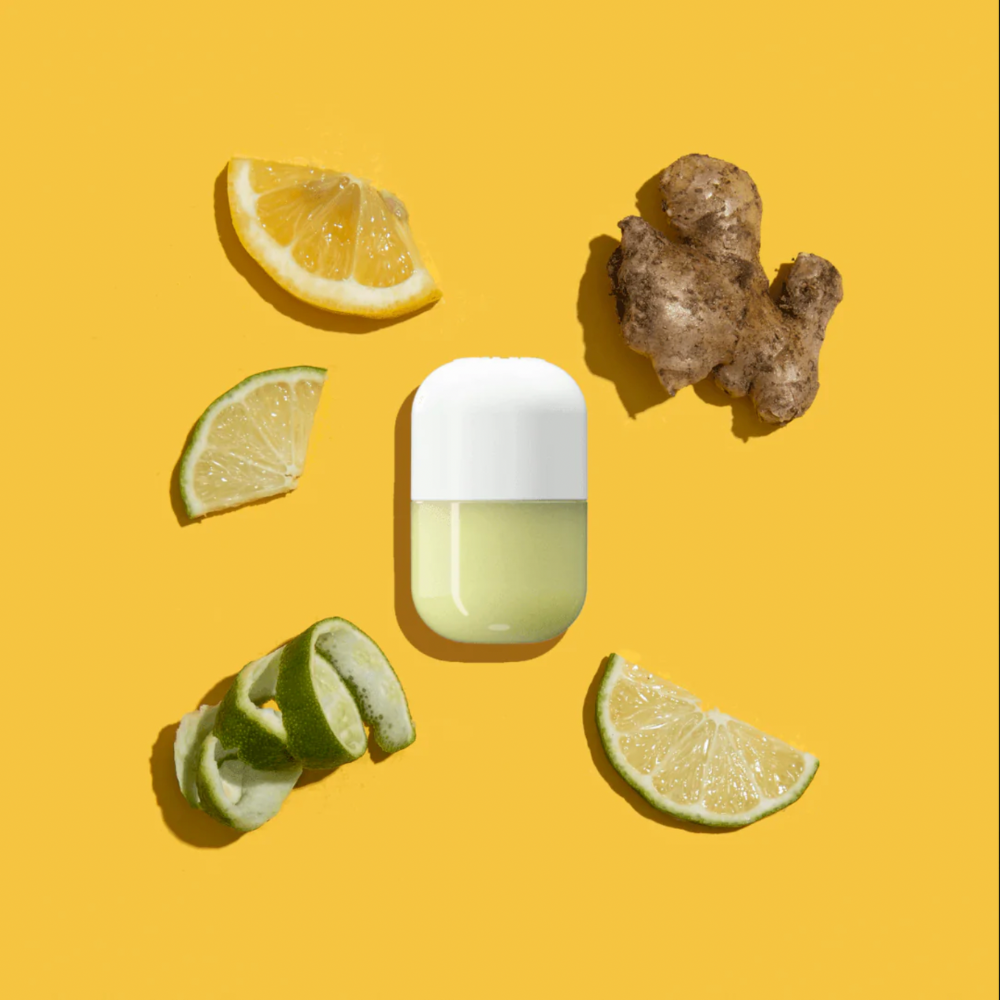 vitamin capsule Ginger Bergamot