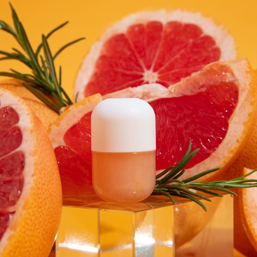 vitamin capsule rosemary grapefruit