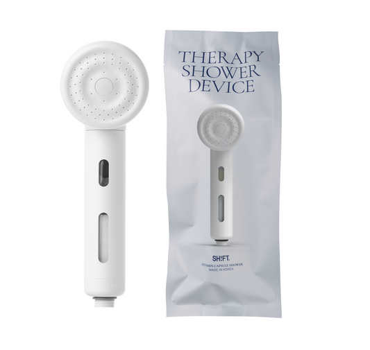 Therapy Shower Device with Built-in Filter